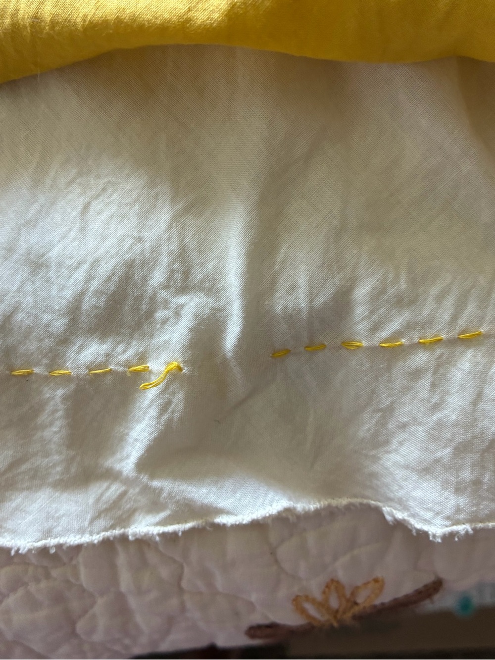 Anthropologie Aquarius Size M Ruffle Tiered Midi Skirt Mustard Yellow Boho - Picture 8 of 10